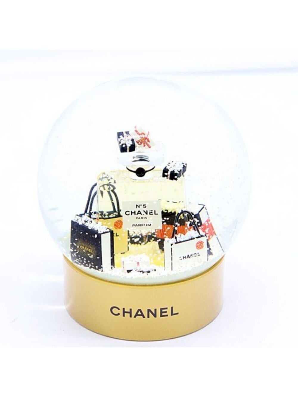 Chanel Snow Globe Christmas Interior